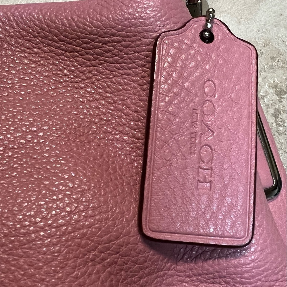 Coach Pink Leather Satchel - Picture 8 of 8